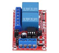 Jectse Module de Relais, Module de Relais à Verrouillage Automatique à 2 Canaux, Composant électronique à Puce Unique, pour la majorité des Amateurs d'Électronique (12V)