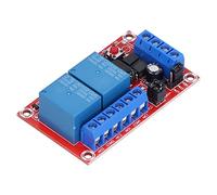 Jectse Module de Relais, Module de Relais à Verrouillage Automatique à 2 Canaux, Composant électronique à Puce Unique, pour la majorité des Amateurs d'Électronique (5V)