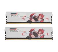 Jectse Module Ram DDR5 RVB, 32 Go (2 X 16 Go) 6800 MHz PC5 54400U CL34 45 45 108 Kit de Module de Mémoire, Module de Mémoire PC de Bureau Ram pour XMP3.0 PC de Bureau (Tapez 2)