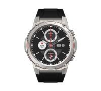 Jectse Montre Connectée de Sport avec Bracelet connecté, Appels BT, étanche IP68, Prise en Charge Multilingue, Cadrans Définis par L'utilisateur, 1,43 Pouces, 7 Pro Zeblaze (Silver)