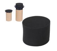 Jectse Mousse D'éponge de 110 Mm pour Tube à Port D'armoire D'enceintes, Réflexe de Basse pour une Hauteur de 80 Mm, Réduit L'onde Debout et le Bruit du Vent, Améliore la Réponse des