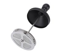 Jectse Mousseur à Lait Manuel, Double Filtre en Acier Inoxydable pour | Machine à mousse de lait portative avec double Filtration, mousseur manuel Portable pour café et Restaurant à domicile