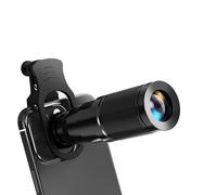 Jectse Objectif de Téléphone TéléObjectif 22X, Objectif de Télescope à Zoom Haute Puissance avec Revêtement Multicouche pour la Plupart des Smartphones, Poignée de Trépied Pliable