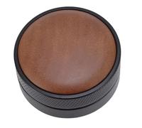 Jectse Office de café en Bois de Noyer Ergonomique pour une Pression de Tamponnage Cohérente pour la Maison en Acier Inoxydable 1pc (58MM)