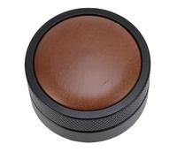 Jectse Office de café en Bois de Noyer Ergonomique pour une Pression de Tamponnage Cohérente pour la Maison en Acier Inoxydable 1pc (51MM)