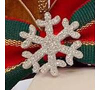 Jectse Ornement de Cheveux de Bois Mignons Barrettes de Cheveux de Noël Vibrants pour les Filles et les Dames Photographie 1 X épingle de Noël (18# Noeud Papillon Flocon de Neige Bois Rouge)