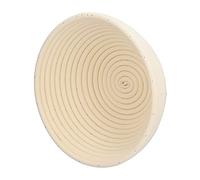 Jectse Panier de Fermentation, Panier de Fermentation Lavable pour Boulangerie à Domicile, de Cuisson de Forme Innovante pour Lever la Pâte de Cuisine (Rond blanc cassé 20 * 8CM)