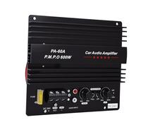 Jectse Panneau D'amplificateur de Son de Voiture de Conception Professionnelle, Caisson de Basses Haute Puissance 600W pour Une Expérience Sonore Riche