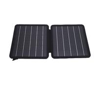 Jectse Panneau Monocristallin de Chargeur Solaire Portable 10W pour Les Activités Extérieures, Sortie de Sortie USB Type C Compatible