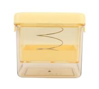 Jectse Passoire à Yaourt Grec PS HIPS Rectangulaire pour Yaourtière au Fromage Fait Maison Filtre Séparateur de Lactosérum avec Conception Réutilisable pour Petits Déjeuners Frais (YELLOW)