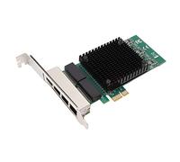 Jectse PCIE X1 Ethernet Card 4 Port Gigabit RJ45 Interface en Cuivre JL82571 Go Gestion de L'alimentation pour Les Entreprises de Bureau