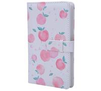 Jectse Pêche à Pêche Album Photo instantané 3 Pouces pour Mini8 / 9/7s / 25/70/90 Camera, Pu Leather 96 Poches, Mémoire et Mémoire pour Collecter des Billets, des Cartes Bancaires, des Cartes de