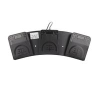 Jectse Pédale USB Pédale Triple Clés MIDI Contrôleur Mécaniciel Commutateurs pour Jouer à des Jeux, Conception Ergonomique pour Les Paramètres de clé de Transcription