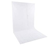 Jectse Photographie Background Tissu Studio Fall Non reflété sur Les Enregistrements Photo, Les Films, la publicité 1,6x3m Non Tissée (White)