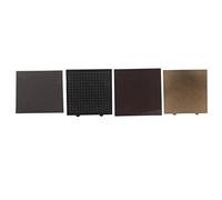 Jectse Plaque de Construction en Acier à Ressort Fibre de Carbone Double-page PEI Feuille pour Ender Cr 10 3D Printing, Autocollant Magnétique Flexible pour le Retrait de Forme Simple, PLA PETG ABS