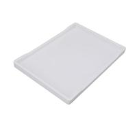 Jectse Plateau de Service Rectangulaire en Plastique de qualité Supérieure pour Biscuits, Apéritifs, Collations aux Fruits, Desserts, Plateau de Restauration Rapide Antidérapant pour la Cuisine à
