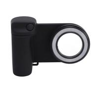 Jectse Poignée de Smartphone Magnétique Handle avec Télécommande de Remplissage de Lumière pour Les Selfies Arrière, Caméra Stable à Un Hand pour la Photographie en Streaming, ABS Black [1 pièce]