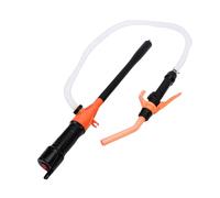 Jectse Pompe de Transfert de Carburant électrique Fonctionnant sur Batterie, Pompe à Siphon Portable 2,2 GPM, avec Filtre, Système de Filtration Efficace, pour Gaz, Eau, Convient aux (ORANGE)