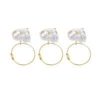 Jectse Porte-clés Transparent de Collection de Poils d'animaux, Capsule Commémorative de Poils de Chien pour Les Amoureux des Animaux de Compagnie, Cadeau pour Les Propriétaires de Chiens, 3 Pièces