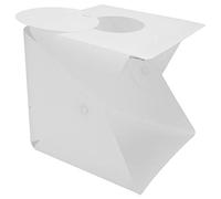 Jectse PORTOBRE Portable Tente LUMIÈRE Soft LUMIÈRE Sold avec 6 Billets D'arrière-Plan Compactement Faciles à Installer, Adaptés aux Petits Objets 20 Cm/Plastique/Blanc