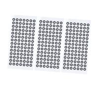 Jectse Position Précise Autocollant de Points de Suivi 3D, Idéal pour L'ingénierie Inverse et le Contrôle de la qualité, 6 Mm de Diamètre, 980pcs, Conception Conviviale