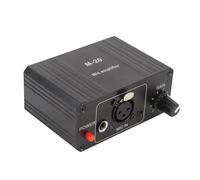 Jectse Préampe Micro Dynamique et Condenseur, Sortie 48 V XLR, Bruit à Faible Gain, Circuit D'amplification équilibré, Gain 27 DB pour les Entrées XLR, Gain 22 DB pour les Entrées de