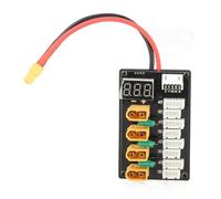 Jectse Processus de Chargement Parallèle XT60 avec Sauvegarde 15A de Chargeur de Batterie 3S 4S Universal Secure pour Chargeur B6AC, PCB + ABS MATÉRIEL