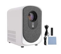Jectse Projecteur Portable pour Android 11, 2,4 G + 5 G WiFi 6, 1024 X 720 P e Voûte Automatique et Mise au Point électrique, 1 Go de Cache, 8 Go de Mémoire, Projecteur de Film (Prise UE)