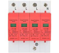 Jectse Protection contre les surtensions de la maison 4P 65Ka, parafoudre de la maison, triphasé à quatre fils, protection électrique