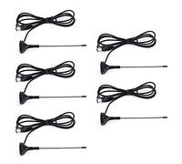 Jectse Qualité VHF UHF 5DBI -HTH HDTV Digital 1080p TV Antenne avec Un Imbécile, Amélioration de la Force du Signal, 5pcs / Set, Facile à Installer et Léger, Idéal pour Le Récepteur de Télévision