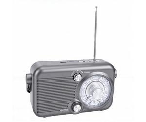 Jectse Radio AM FM SW Portable, Haut-Parleur Bluetooth Rétro avec Haut-Parleur à Gamme Complète de 60 W et Antenne Rotative à 360 Degrés, pour la Maison, L'extérieur, Cadeaux d'urgence