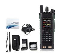 Jectse Radio Bidirectionnelle UV32, Talkie-walkie Programmable 1000 Canaux avec GPS et Bluetooth, pour la Randonnée en Plein Air et la Communication sur Les Chantiers de Construction (Prise UE)