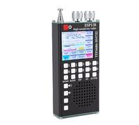 Jectse Radio Pleine Bande, Double Système TEF6686 et SI4732 avec 5.0, écran Tactile 2,4 Pouces, Bandes FM LW MW SW AIR SSB, Réduction du Bruit DSP, pour Les Amateurs de Radio Amateur