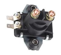Jectse Relais de Puissance Marche/arrêt de Démarreur Universel de Voiture 500A Performance Fiable pour Automobile 4 Broches 12V AMP Double Isolateur de Batterie Noir