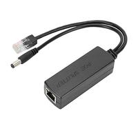 Jectse Répartiteur POE 48 V à 12 V, Adaptateur Power Over Ethernet avec Boîtier ABS pour Appareils Non POE, Distribution du Signal de Données, Installation Plug Play, 802.3af en