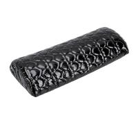 Jectse Repose-Bras pour Ongles, Coussin de Bras de Soutien de Main de Manucure en Cuir PU avec Conception en Forme de Cœur pour un Usage Domestique en Salon (BLACK)