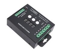 Jectse RGBW LED Decoder - Contrôleur D'affichage Numérique pour le Module D'éclairage de Scène, Console 4CH DMX512 pour les Affichages D'éclairage Dynamique, Matériau Plastique