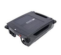 Jectse Robot de Nettoyage de Surface de la Piscine Solaire, Nettoyant sans Fil Rechargeable 5 Heures de Nettoyage, Automatique pour Divers Types de Piscines avec (Prise UE)