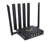 Jectse Routeur WiFi 6 5G, 6 Antennes Double Bande Gigabit Wireless Router avec Fente de Carte SIM, Bande Passante de 600 Mbps, pour Les Voyages à Domicile