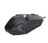 Jectse RVB Backlit Gaming Mouse Haute Précision Souris Mécaniques pour PC Notebook Office, Conception Ergonomique de Souris Câblée pour Une Expérience de Jeu Extrême, Matériau ABS