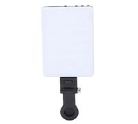 Jectse RVB LED Rechargeable LED Full Color Light for The Vlogging Video Conference, Portable Clamp/Holder-on Light for Polyfolding Lighting, 2000 MAh, Aluminium Alloy and ABS Material
