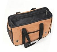 Jectse Sac de Transport pour Petit Chien, Pochette de Voyage Portable pour Chiot, Extérieur Doux, avec Rideau Enroulable pour Chaton, Idéal pour la Randonnée, Le Camping, la Promenade (L 50 X 19 X