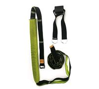 Jectse Sangle de Yoga Extensible à la Taille et à la Jambe Arrière | Entraîneur Multifonction d'assistance à la Flexion pour Salle de Danse de Porte (GREEN)