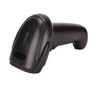 Jectse Scanner de Codes à Barres Noirs sans Fil 2,4 GHz pour la Logistique de L'entreposage de la Boutique, Moteur à Capteur CCD, compatibilité Large, Batterie de 1800 MAh, Facile à Connecter, pour