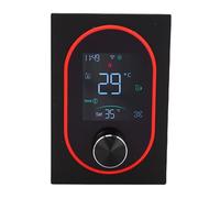 Jectse Smart WiFi Hebdomadaire WiFi WiFi Programmable Thermostat Connexion WiFi Connexion, Modes Manuels et Programmables, Montage à Chasse d'eau pour Le Contrôle des Applications (Black)