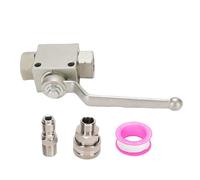 Jectse Soupape de Lavage de Connexion Rapide en Acier Inoxydable 3/8 Pouces avec Cote D' de 4500 Psi, Idéal pour les Suppléments de Performance à Haute Pression