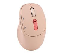 Jectse Souris Vocale AI avec Microphone intégré et Puce AI, Saisie Vocale et Traduction, Charge Rapide, Conception Ergonomique, 800-4000 Dpi, pour ChatGPT, Recherche Vocale de Saisie (Rose Clair)