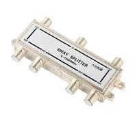 Jectse Splitter de Câble Cax 6-Splitter CATV, éclats de Signal de Télévision à Vitesse élevée pour Plusieurs Appareils avec Signal TV à Faible Bruit