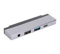 Jectse Station d'accueil de Type de Haute qualité -C, Plaque Tournante USB de 5 en 1 pour la Miroir D'écran 4K 60 Hz, adapté à la Tablette Pro18 à 20 en Alliage D'alliage en Aluminium