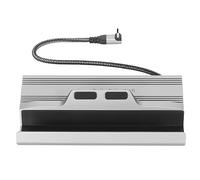 Jectse Station D'amarrage à Vapeur 6 en 1 Interface Multimédia Ultra Rapide Gigabit Ethernet 4K pour Le Matériau en Métal de Joueur (V258)